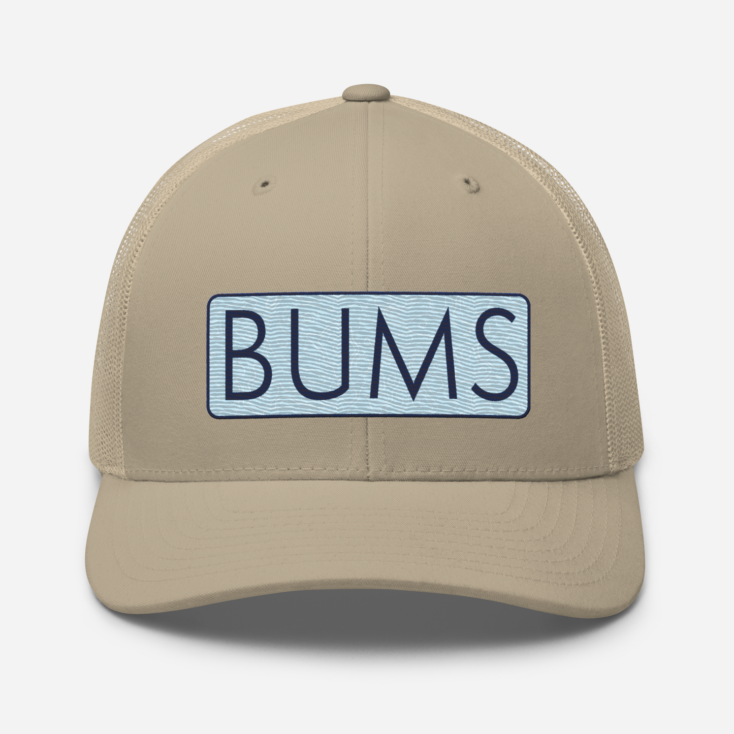 BUMS Light Blue Trucker