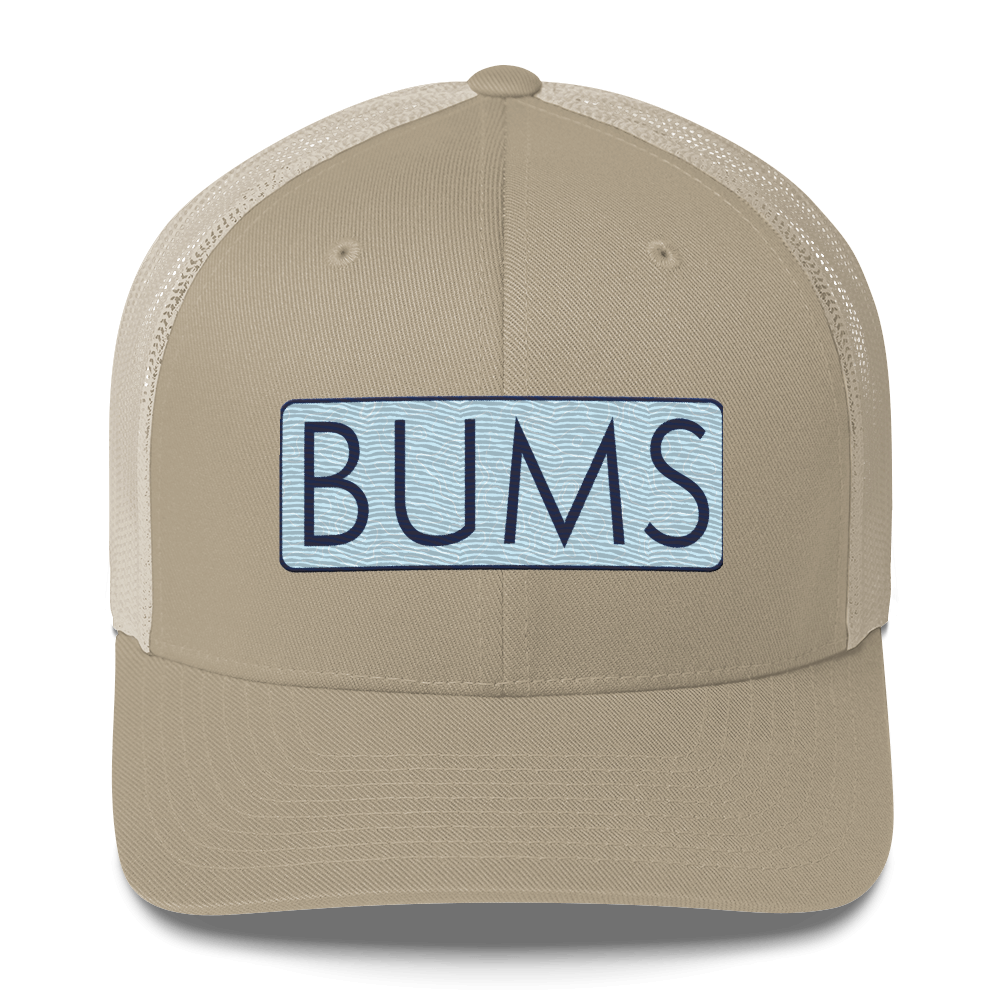 BUMS Light Blue Trucker