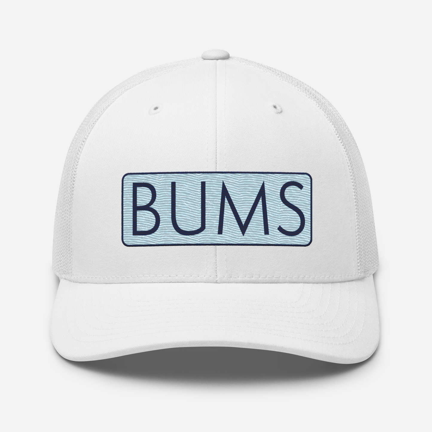 BUMS Light Blue Trucker