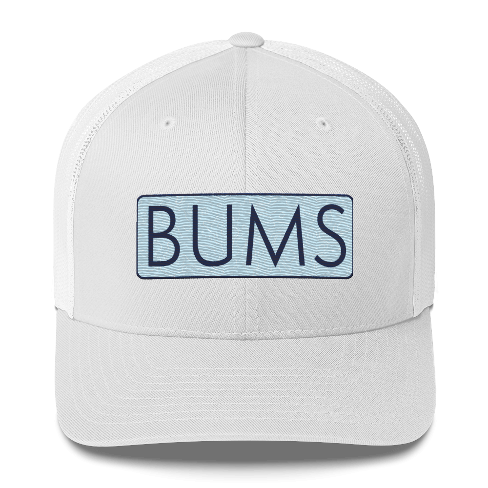 BUMS Light Blue Trucker